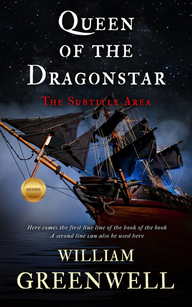 Front view of Woodsmoke #1637 - Premade Historical Book Cover