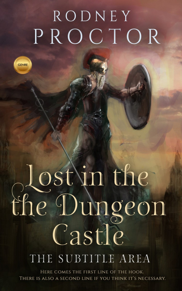 Front view of Zeus #1707 - Premade Fantasy Book Cover | BookCoverZone