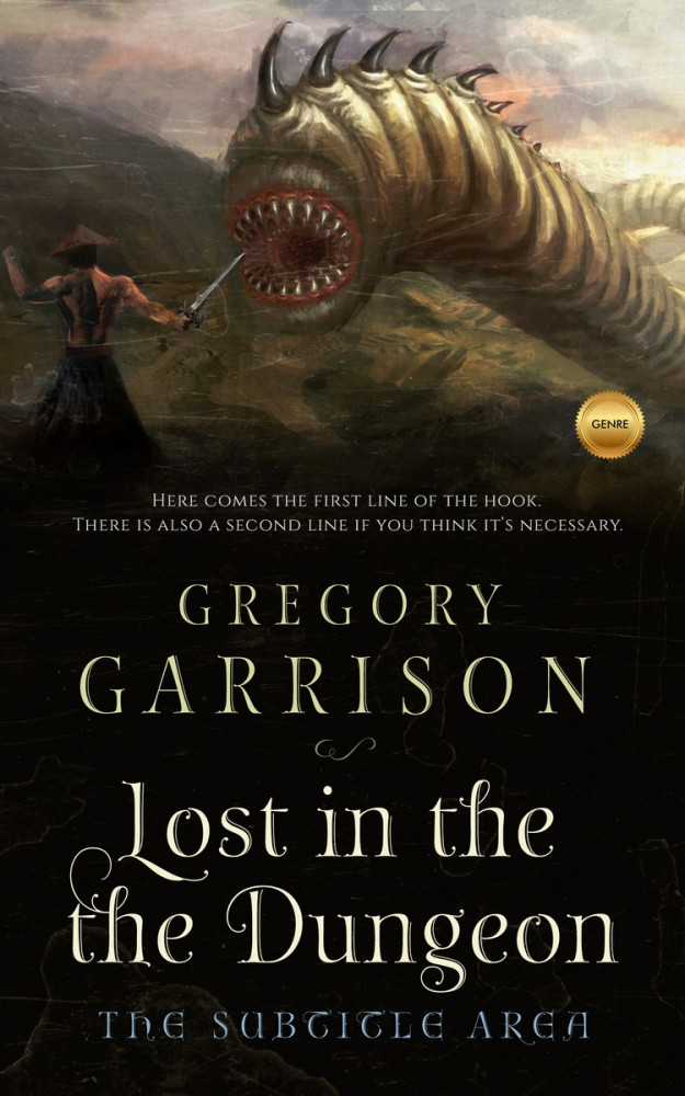 Front view of Indian Khaki #1714 - Premade Fantasy Book Cover