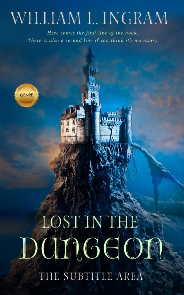 Front view of Biscay #1721 - Premade Historical Book Cover