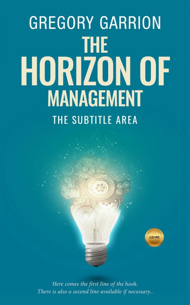 Front view of Blue Chill #1751 - Premade Business Book Cover