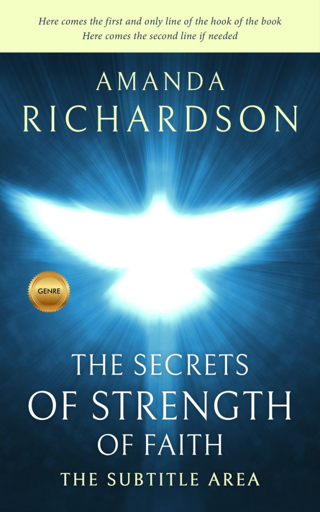 Front view of Biscay #1772 - Premade Religion & Spirituality Book Cover