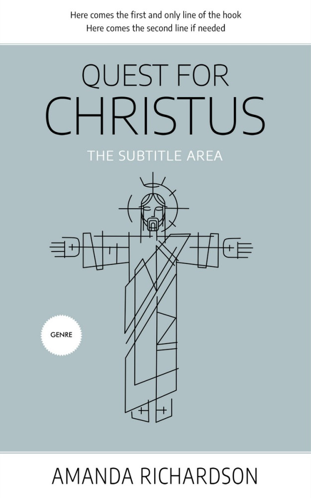 Front view of Tower Gray #1787 - Premade Religion & Spirituality Book Cover