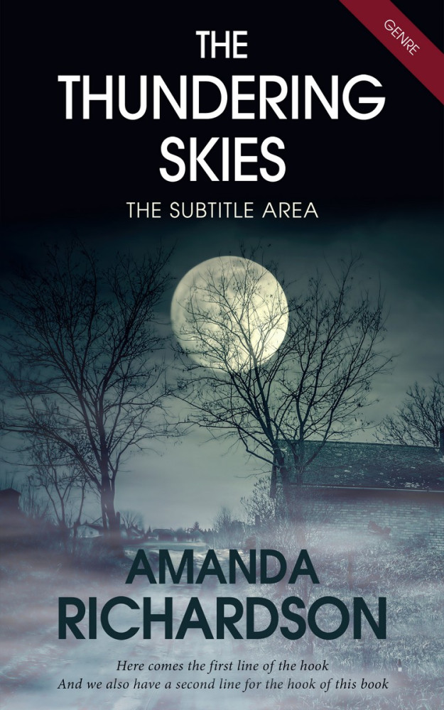 Front view of Mirage #1814 - Premade Mystery & Thriller & Suspense Book Cover