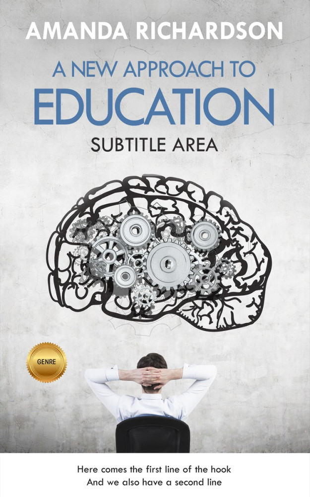 Front view of Quill Gray #1821 - Premade Business Book Cover