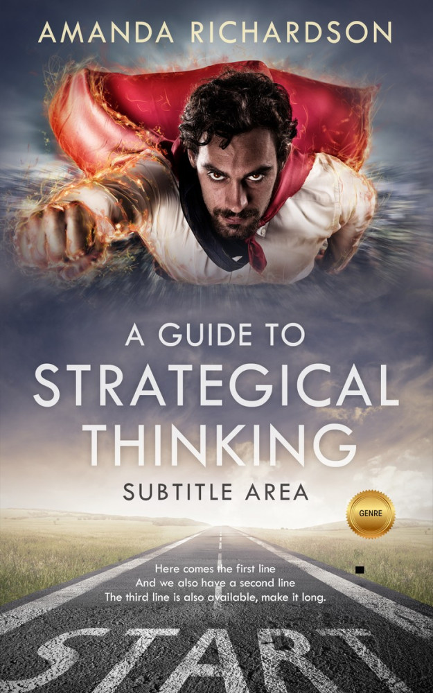 Front view of Scorpion #1826 - Premade Business Book Cover