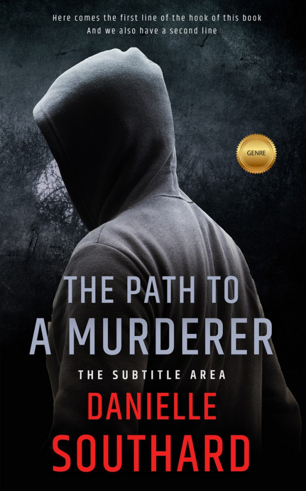 Front view of Woodsmoke #1886 - Premade Mystery & Thriller & Suspense Book Cover