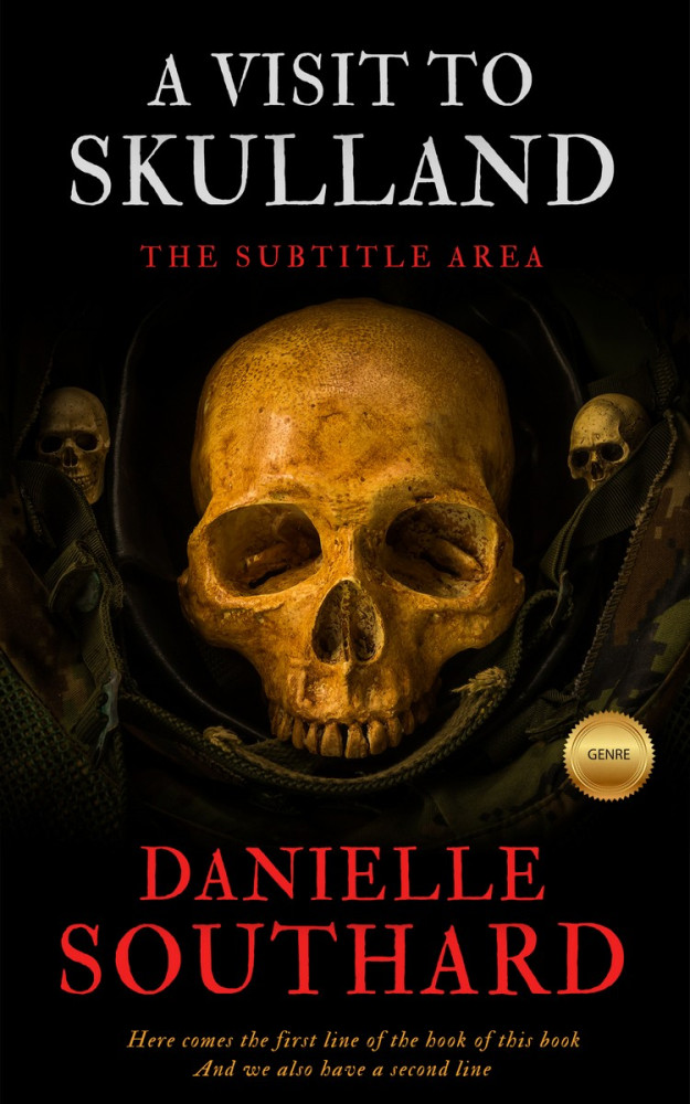 Front view of Copper #1888 - Premade Abstract Book Cover