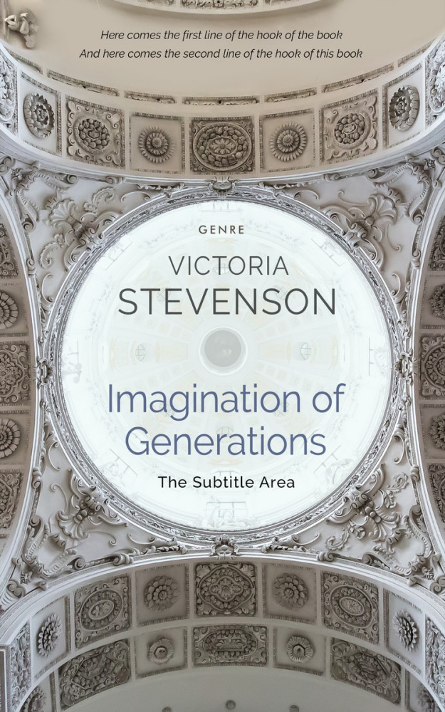 Front view of Gray Nickel #1904 - Premade Religion & Spirituality Book Cover