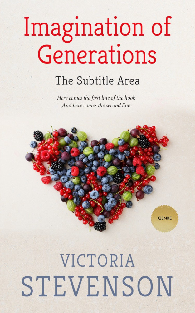 Front view of Pearl Bush #1918 - Premade Health & Mind & Body Book Cover