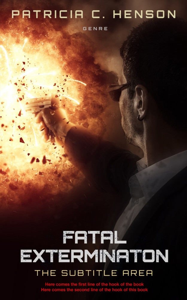 Front view of Gold Sand #1996 - Premade Mystery & Thriller & Suspense Book Cover