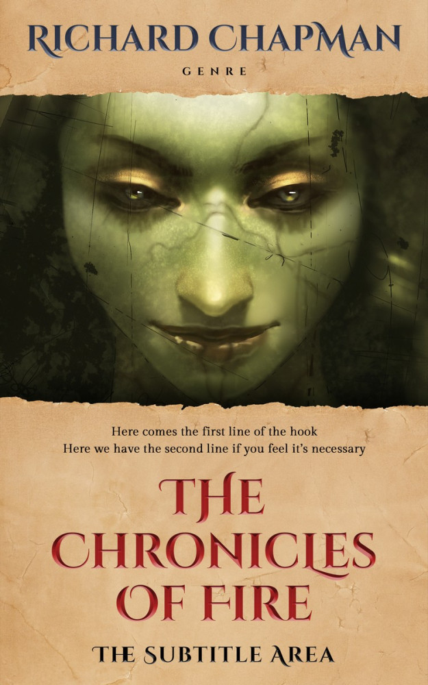 Front view of Birch #2051 - Premade Horror Book Cover