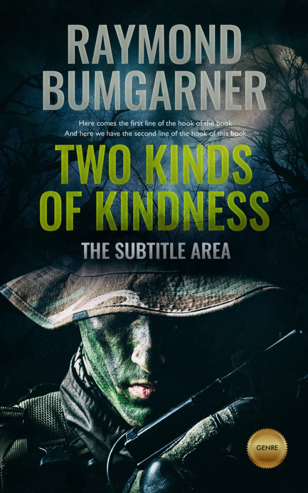 Front view of Locust #2082 - Premade Historical Book Cover