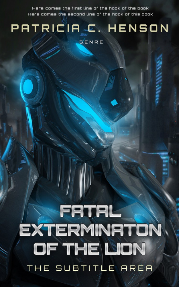 Front view of Mirage #2140 - Premade Science Fiction Book Cover