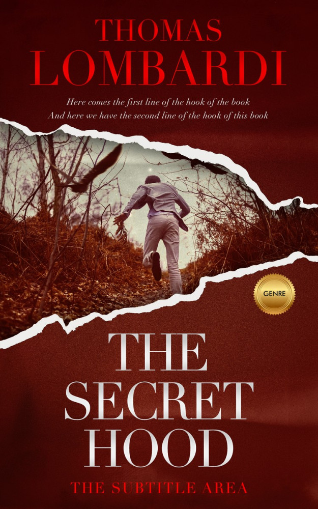 Front view of Van Cleef #2167 - Premade Horror Book Cover