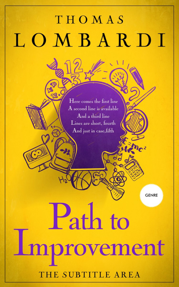 Front view of Buttercup #2197 - Premade Abstract Book Cover