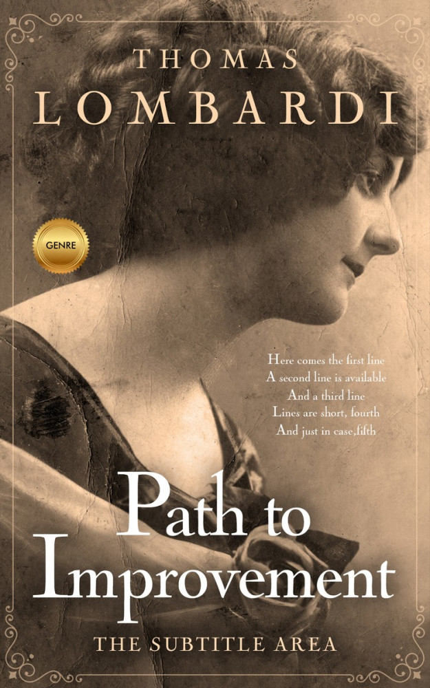 Front view of Mondo #2199 - Premade Historical Book Cover