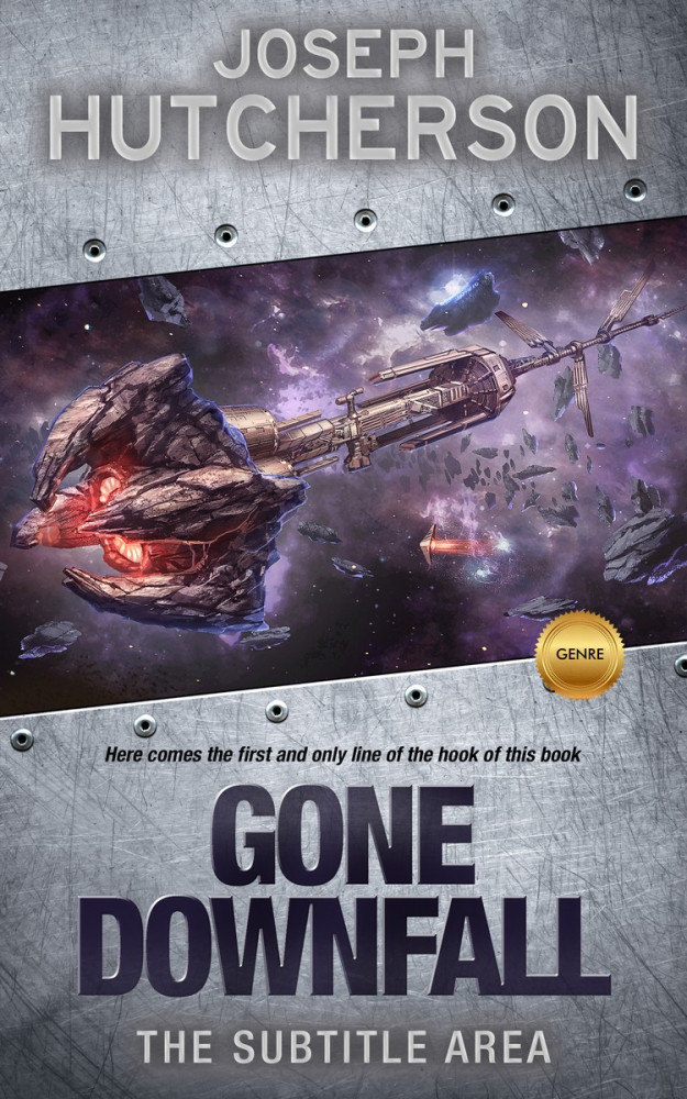 Front view of Salt Box #2250 - Premade Science Fiction Book Cover