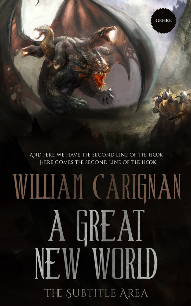 Front view of Tide #2281 - Premade Fantasy Book Cover