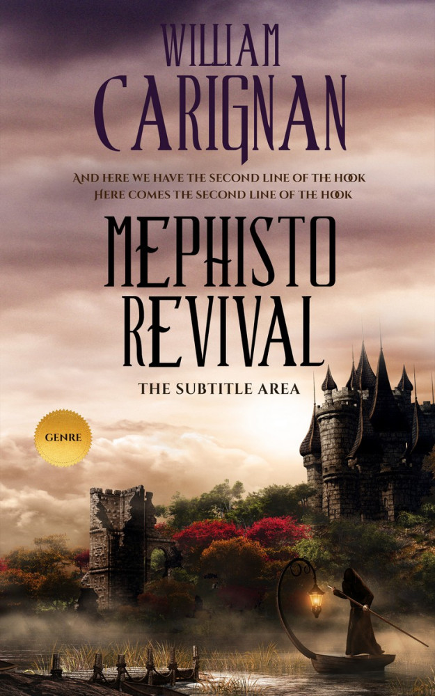 Front view of Quicksand #2283 - Premade Mystery & Thriller & Suspense Book Cover