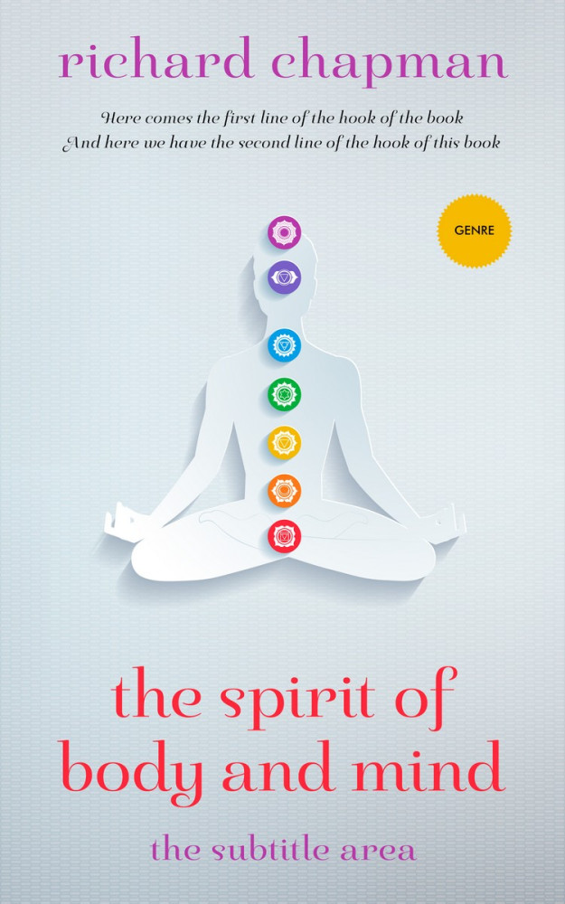 Front view of Geyser #2296 - Premade Health & Mind & Body Book Cover