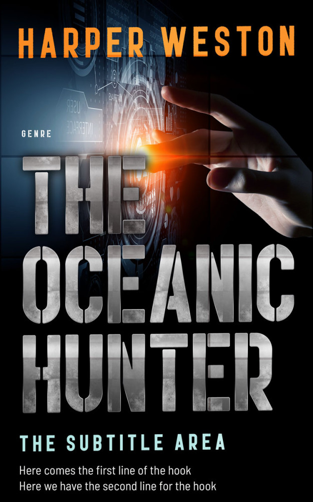 Front view of Woodsmoke #2332 - Premade Business Book Cover