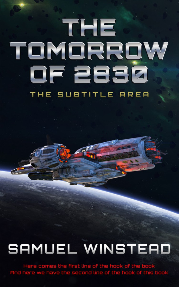 Front view of Bunker #2390 - Premade Science Fiction Book Cover