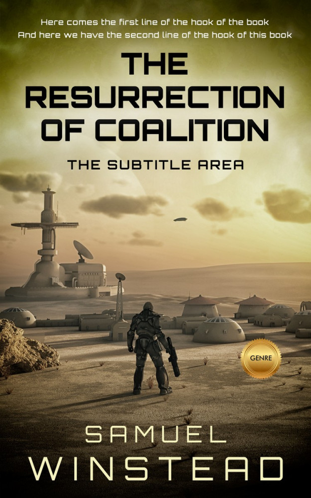 Front view of Mongoose #2400 - Premade Science Fiction Book Cover