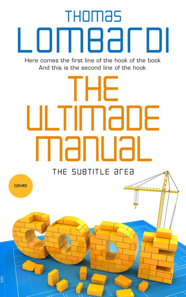 Front view of Fuel Yellow #2432 - Premade Abstract Book Cover