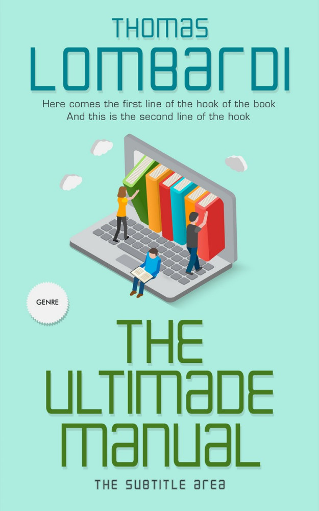 Front view of Cruise #2434 - Premade Business Book Cover