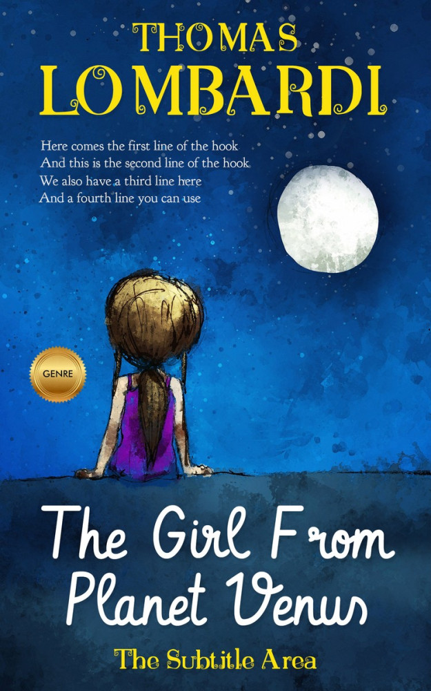 Front view of Chathams Blue #2448 - Premade Romance Book Cover