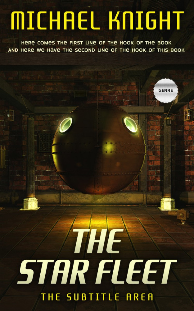 Front view of Eternity #2487 - Premade Science Fiction Book Cover