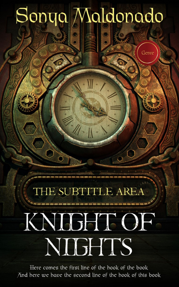 Front view of Oil #2511 - Premade Science Fiction Book Cover