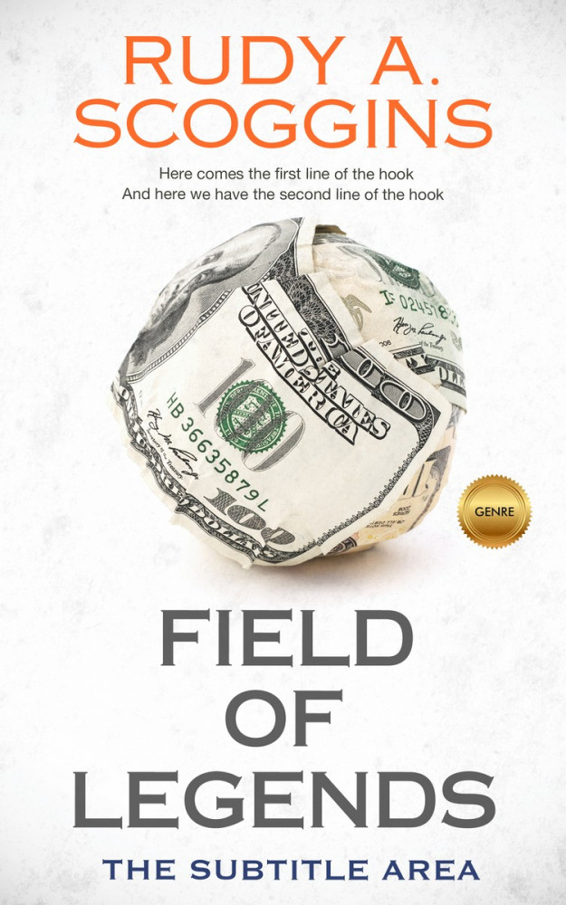 Front view of Pampas #2545 - Premade Business Book Cover