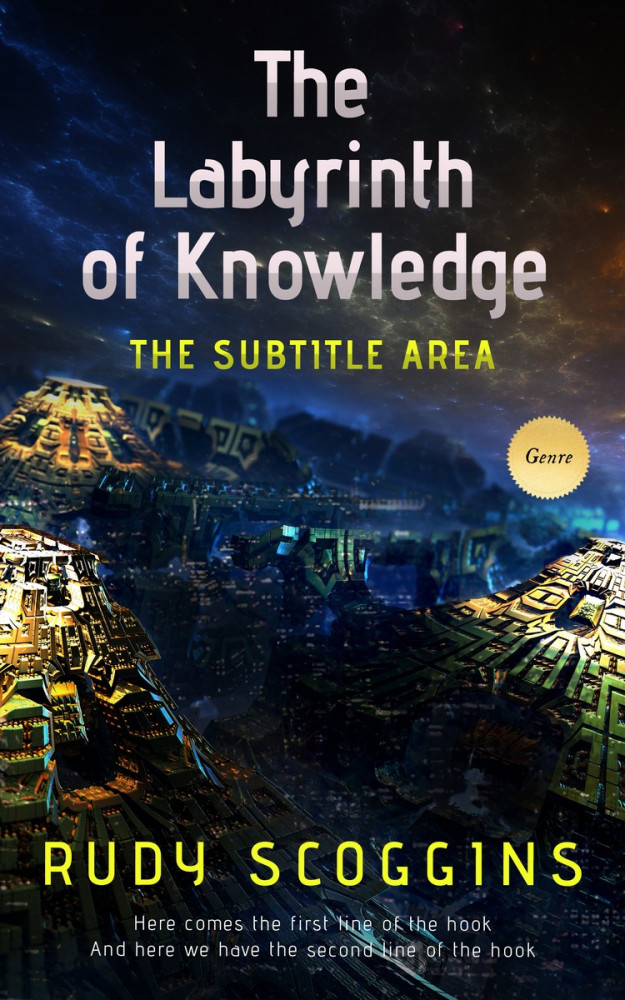 Front view of Mirage #2589 - Premade Science Fiction Book Cover