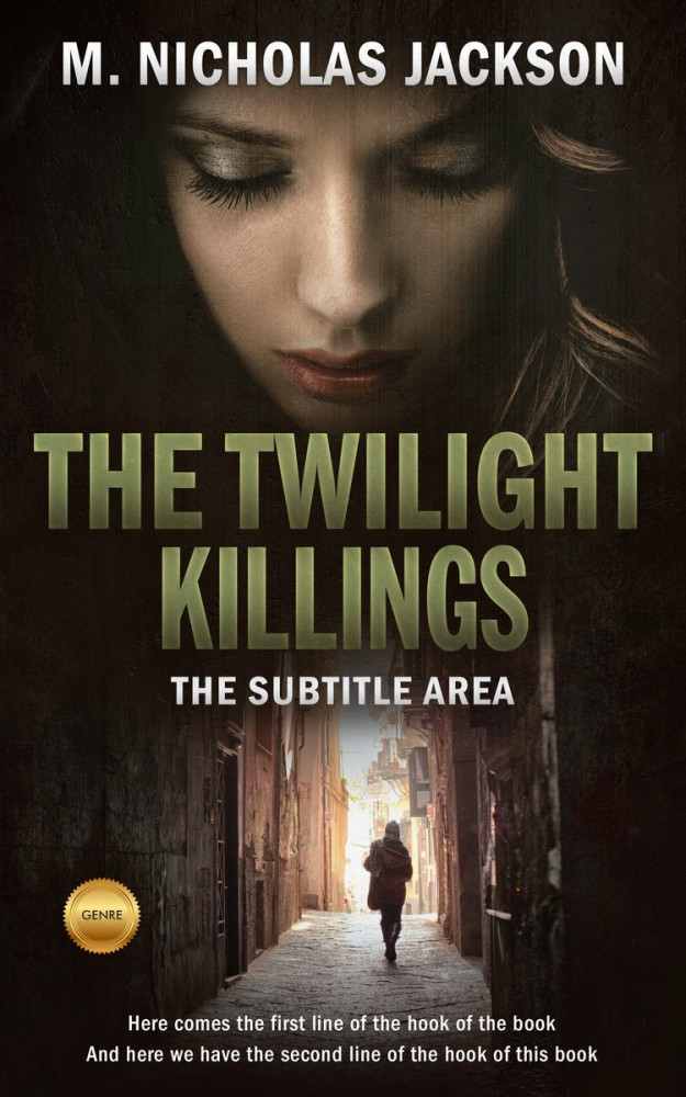 Front view of Oil #2651 - Premade Mystery & Thriller & Suspense Book Cover