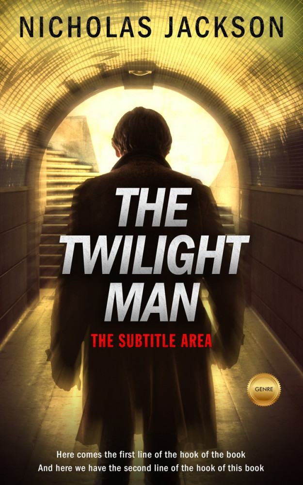 Front view of Putty #2657 - Premade Action & Adventure Book Cover