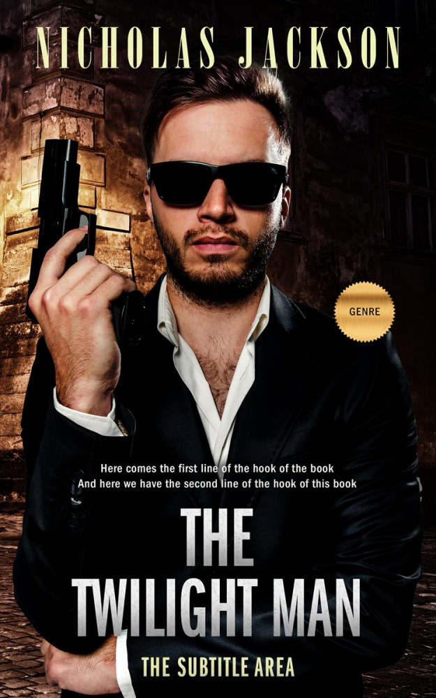 Front view of Night Rider #2662 - Premade Mystery & Thriller & Suspense Book Cover