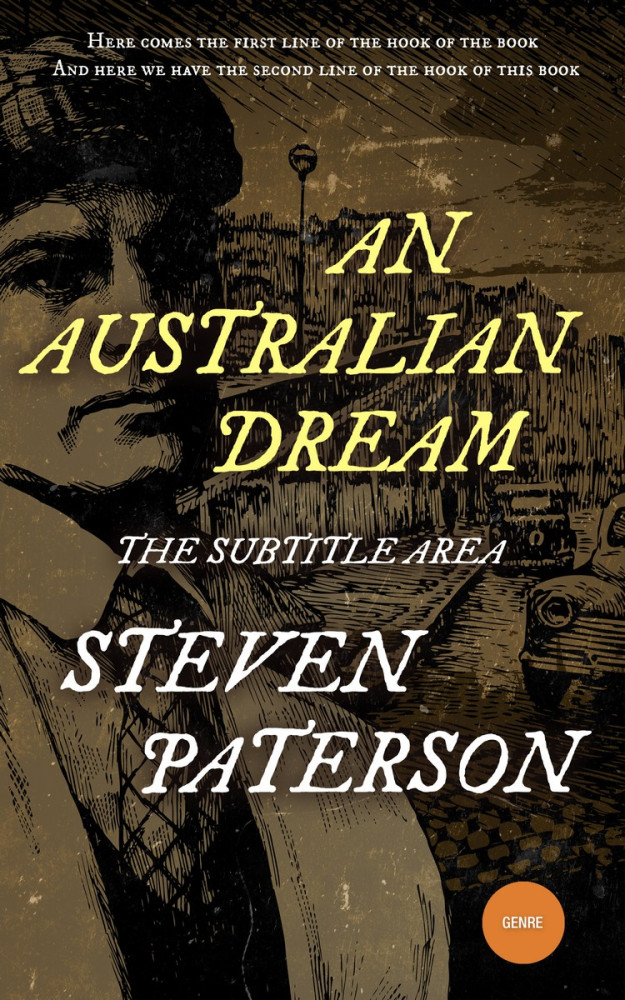 Front view of Oil #2731 - Premade Historical Book Cover