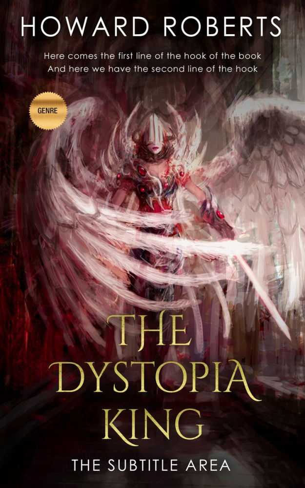 Front view of Rodeo Dust #2755 - Premade Fantasy Book Cover