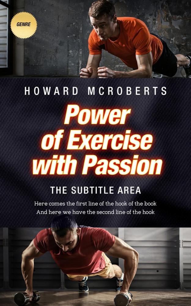 Front view of Thunder #2766 - Premade Health & Dieting & Fitness Book Cover