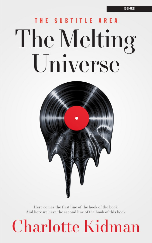 Front view of Seashell #2798 - Premade Abstract Book Cover