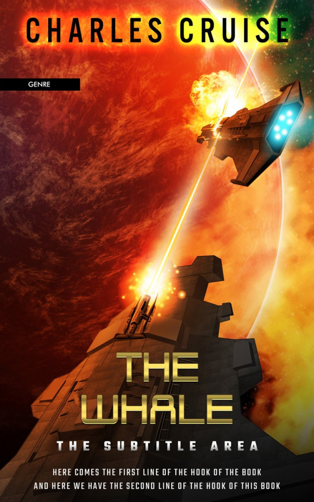 Front view of Jaffa #2837 - Premade Science Fiction Book Cover