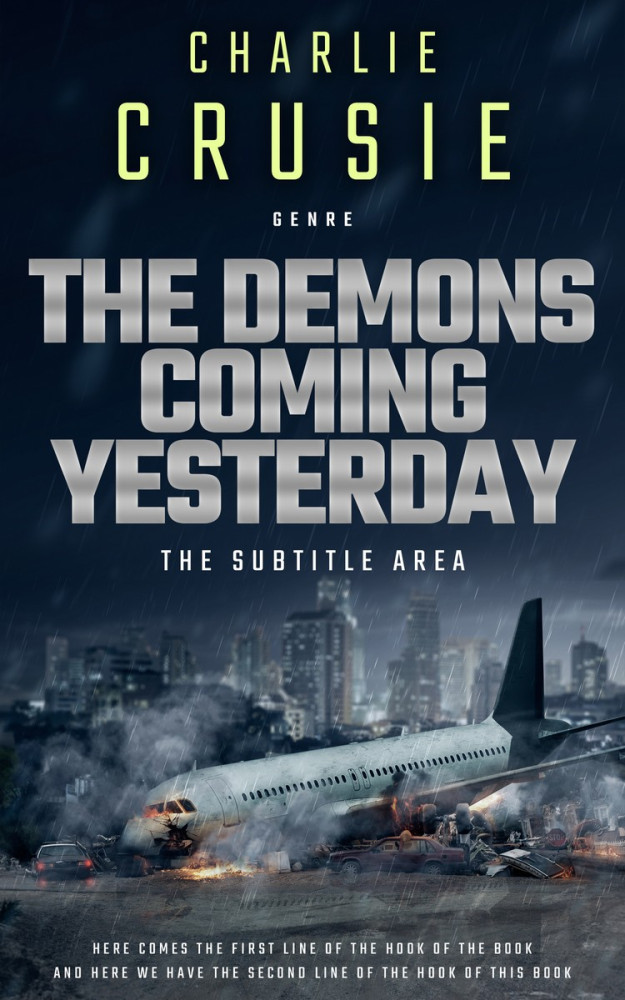 Front view of Mirage #2851 - Premade Apocalyptica Book Cover