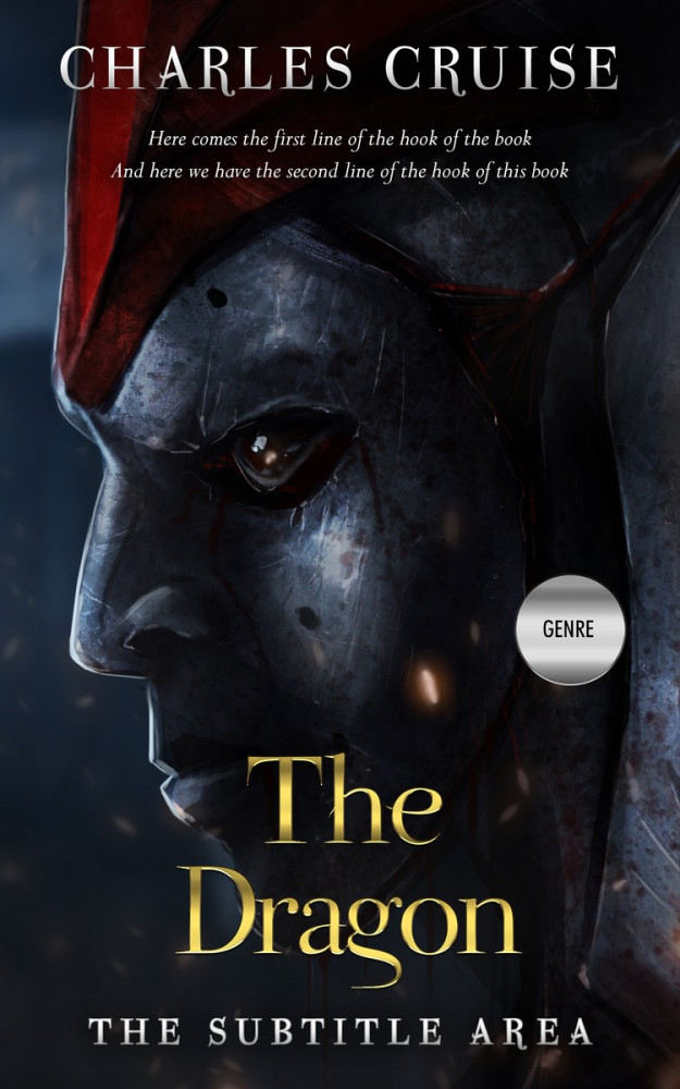 Front view of Woodsmoke #2869 - Premade Fantasy Book Cover