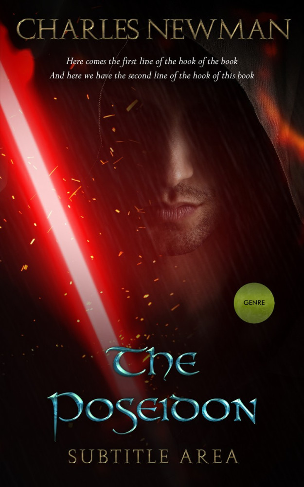 Front view of Chestnut Rose #2878 - Premade Fantasy Book Cover