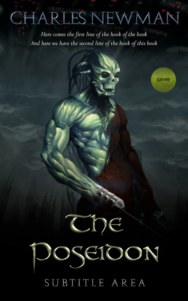 Front view of Woodsmoke #2879 - Premade Science Fiction Book Cover