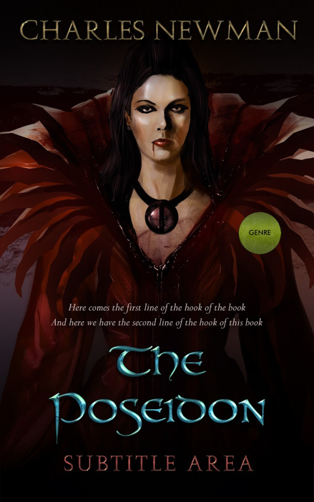 Front view of Asphalt #2882 - Premade Fantasy Book Cover