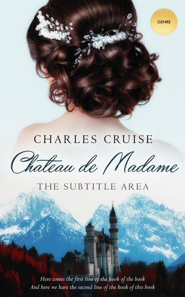 Front view of Geyser #2920 - Premade Romance Book Cover