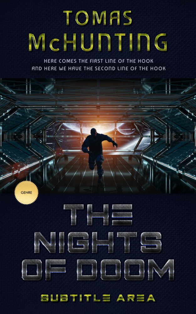 Front view of Cinder #2956 - Premade Apocalyptica Book Cover